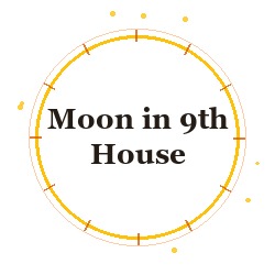 Moon in 9th House